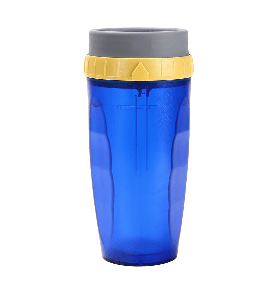 TwistLock No-Lid Travel Tumbler – Spill-Proof, Hot & Cold Drink Cup with Straw Seal