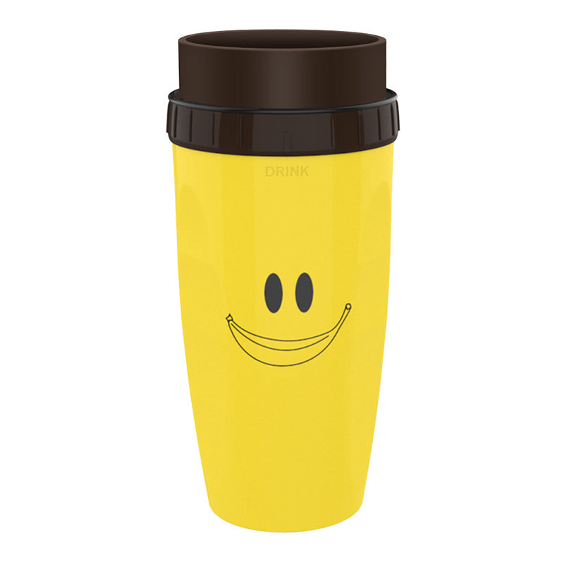 TwistLock No-Lid Travel Tumbler – Spill-Proof, Hot & Cold Drink Cup with Straw Seal