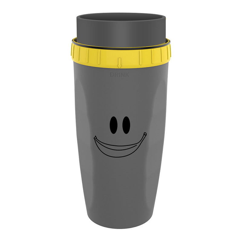 TwistLock No-Lid Travel Tumbler – Spill-Proof, Hot & Cold Drink Cup with Straw Seal