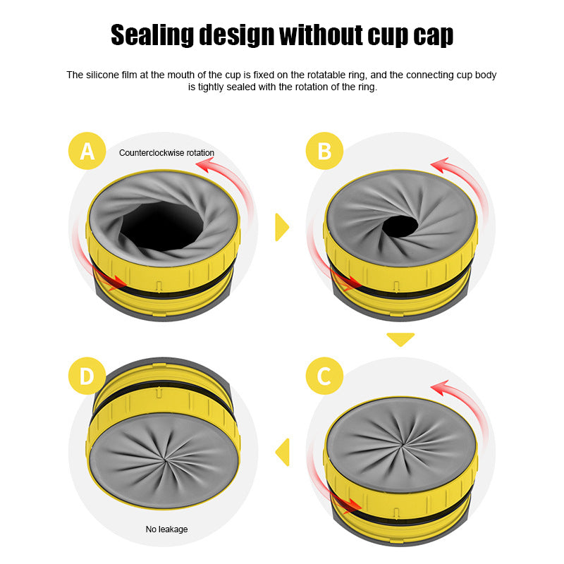 TwistLock No-Lid Travel Tumbler – Spill-Proof, Hot & Cold Drink Cup with Straw Seal
