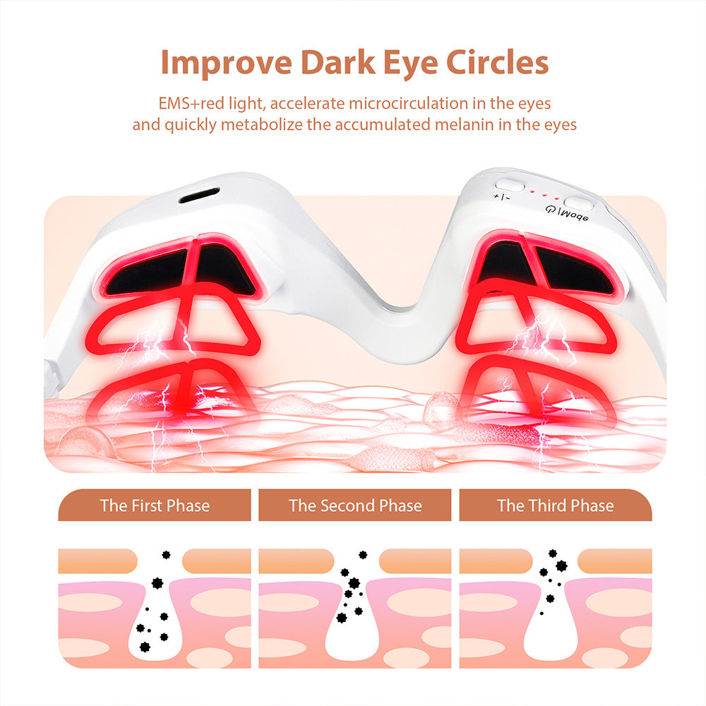 Bright Eyes, Confident You β  Eye Massager with Red Light Therapy