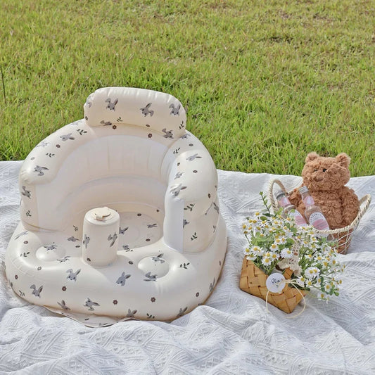 Inflatable Stylish Sofa - Portable Support for Little Sitters