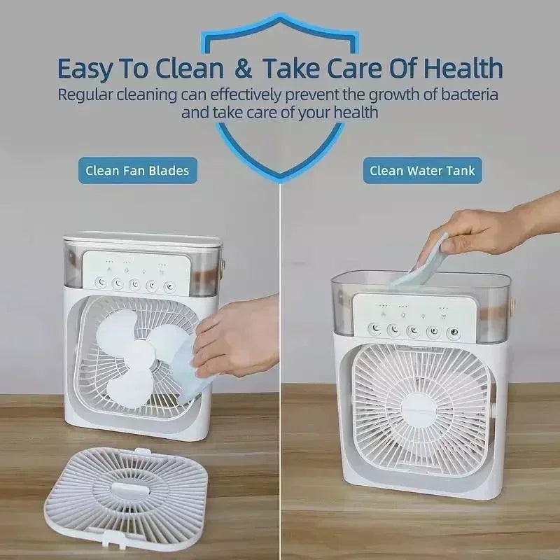 3-in-1 Portable Air Cooler with Humidifier