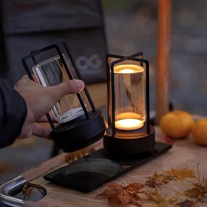 Rechargeable Vintage Glow Metal Lantern