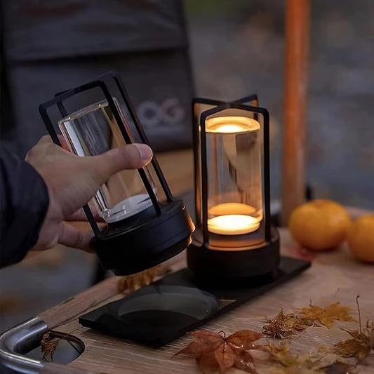 Rechargeable Vintage Glow Metal Lantern