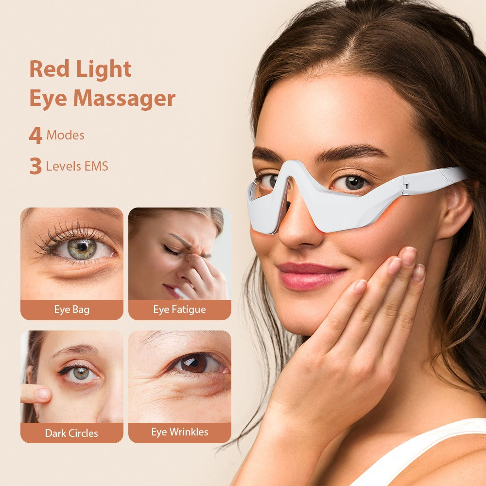 Bright Eyes, Confident You β  Eye Massager with Red Light Therapy