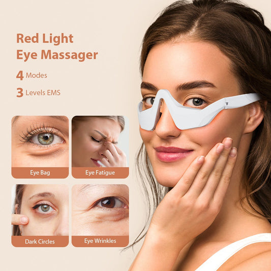 Bright Eyes, Confident You –  Eye Massager with Red Light Therapy