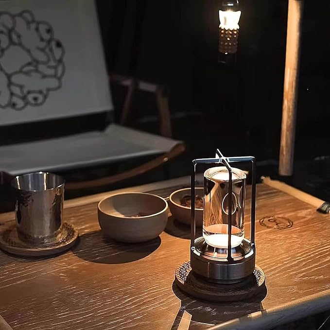 Rechargeable Vintage Glow Metal Lantern
