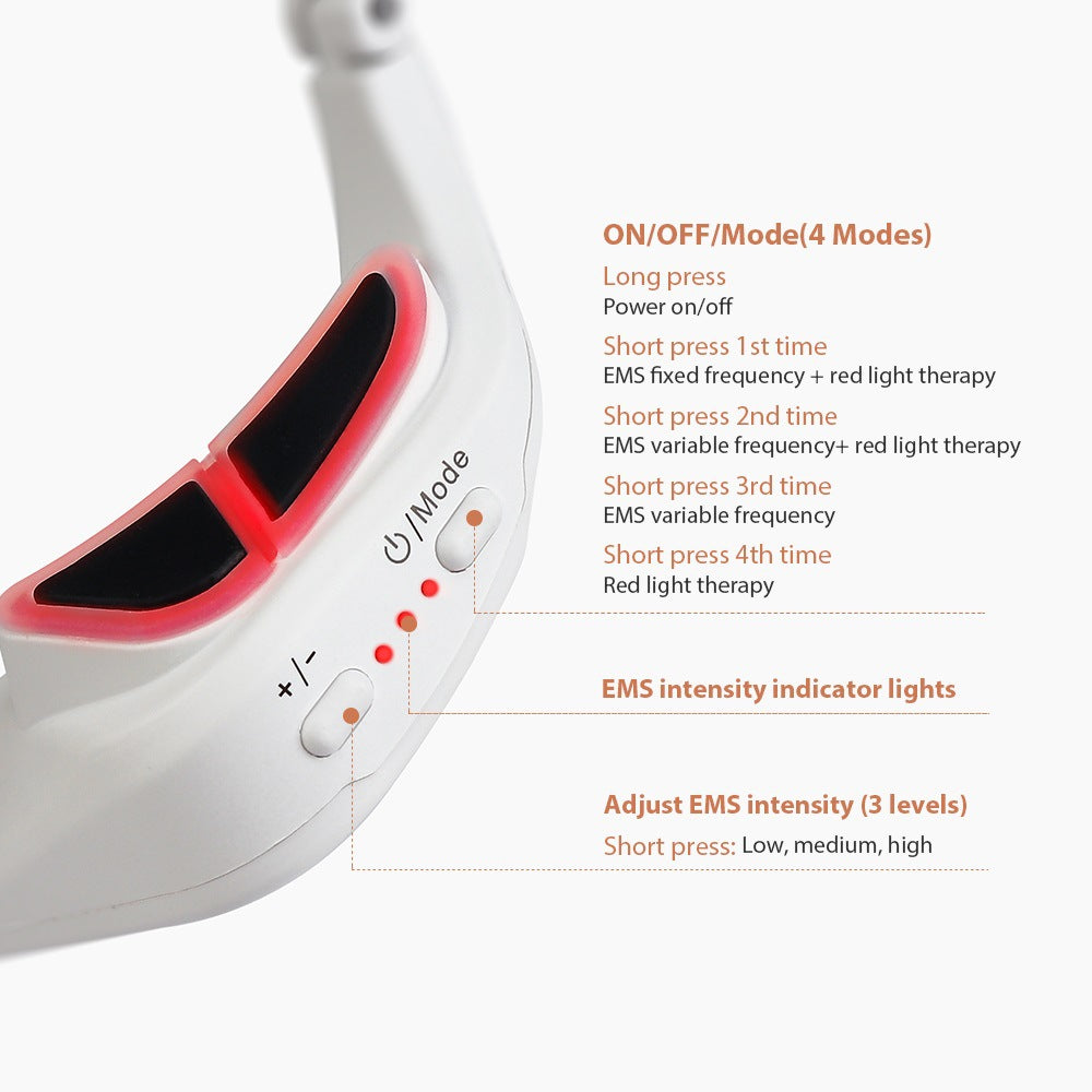 Bright Eyes, Confident You β  Eye Massager with Red Light Therapy