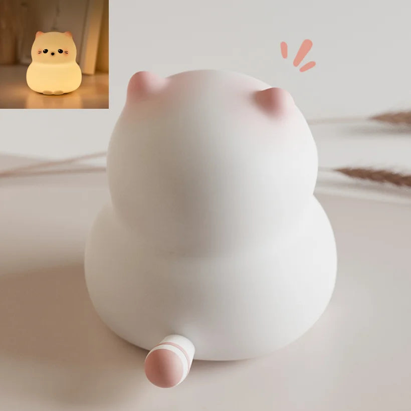 Rechargeable Lazy Panda Night Lamp β Tap-On Glow for Cozy Corners