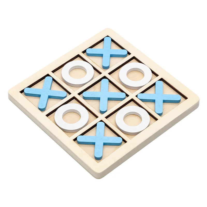 Solid Wood Tic Tac Toe – Timeless Fun for the Whole Family