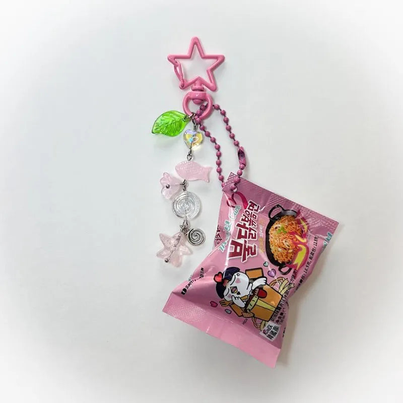 Buldak Ramen Korean Noodle Keychain