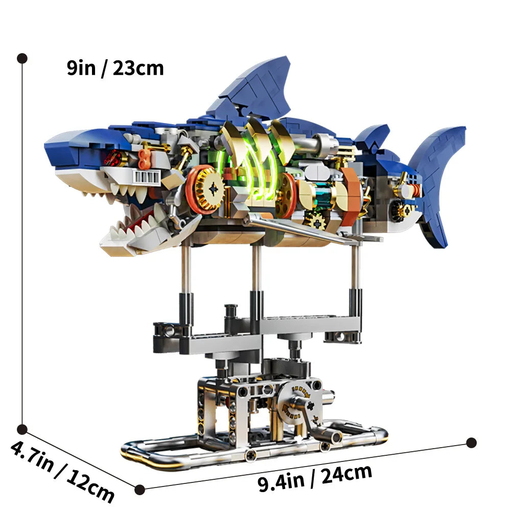Build-Your-Own Mechanical Shark Set β Glows, Stuns, & Steals the Spotlight