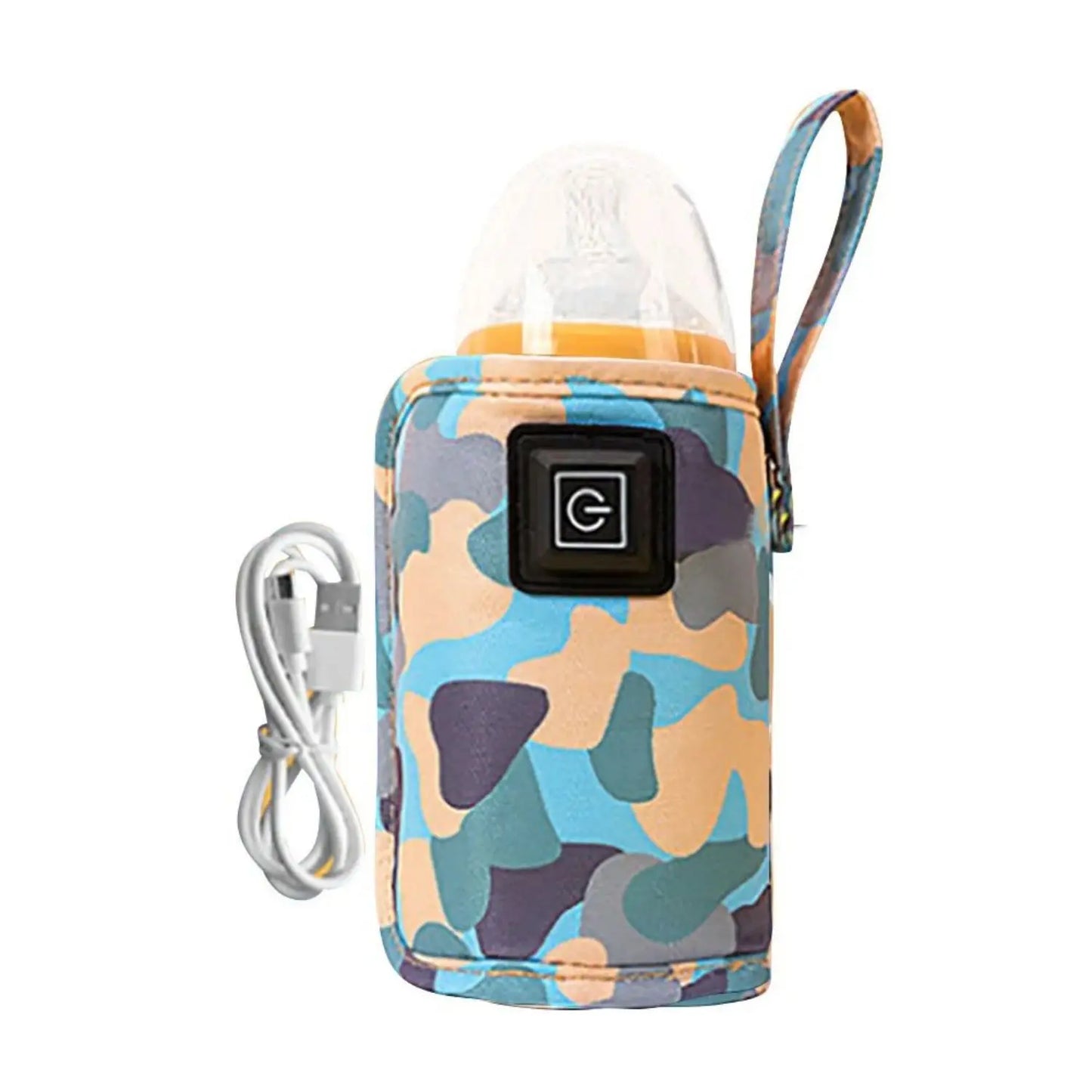 Baby Sip-Ready, Anywhere: USB Bottle Warmer with 3 Heat Settings
