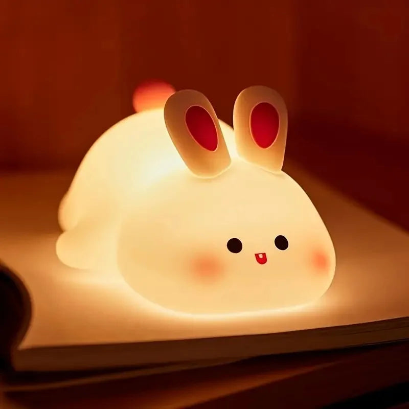 Rechargeable Lazy Panda Night Lamp β Tap-On Glow for Cozy Corners