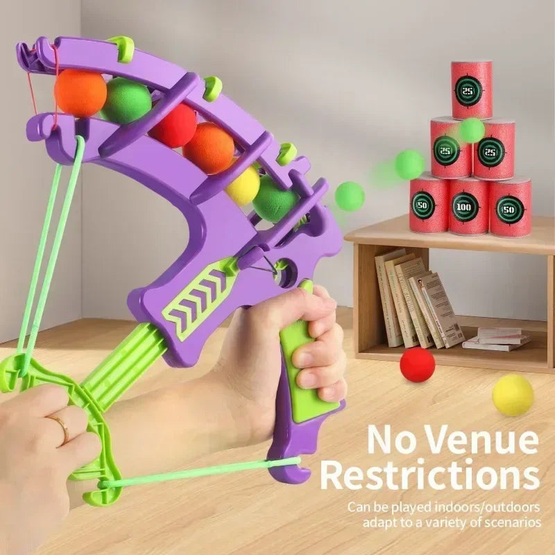 Stick & Slay Party Game β Slingshot + Sticky Dartboard + Mini Hoops = Chaos Unlocked