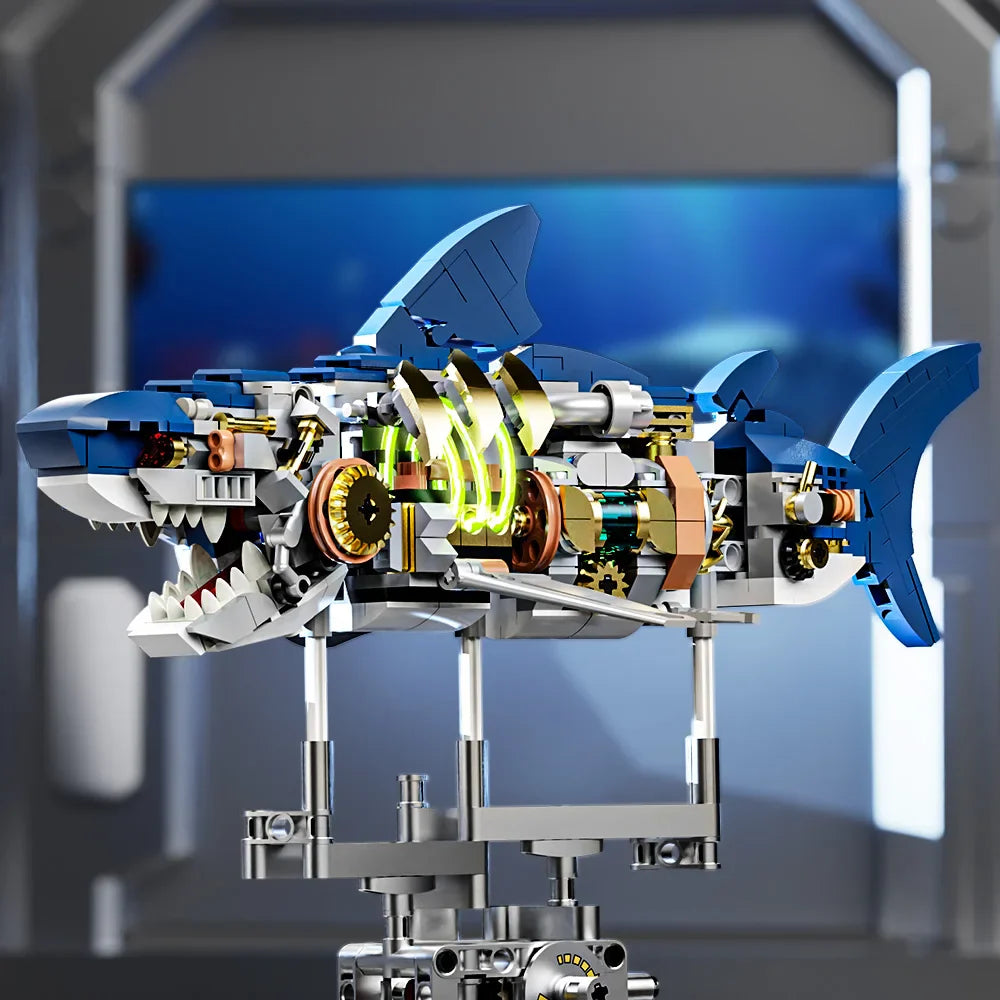 Build-Your-Own Mechanical Shark Set β Glows, Stuns, & Steals the Spotlight