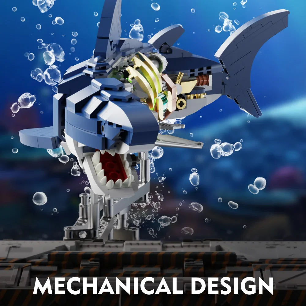 Build-Your-Own Mechanical Shark Set β Glows, Stuns, & Steals the Spotlight