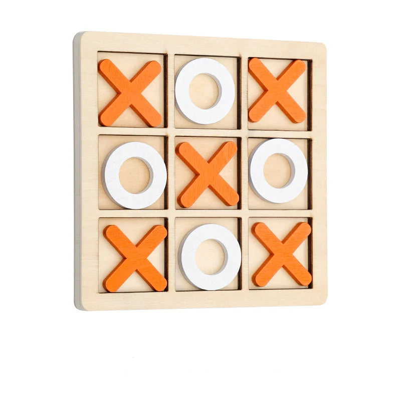 Solid Wood Tic Tac Toe – Timeless Fun for the Whole Family