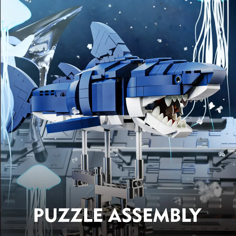 Build-Your-Own Mechanical Shark Set β Glows, Stuns, & Steals the Spotlight