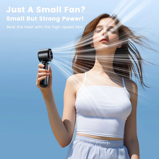 Turbo Handheld Fan for Instant Chill Anywhere