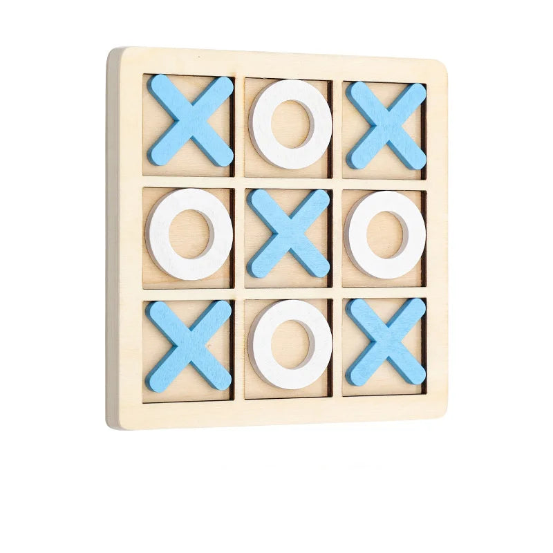 Solid Wood Tic Tac Toe – Timeless Fun for the Whole Family