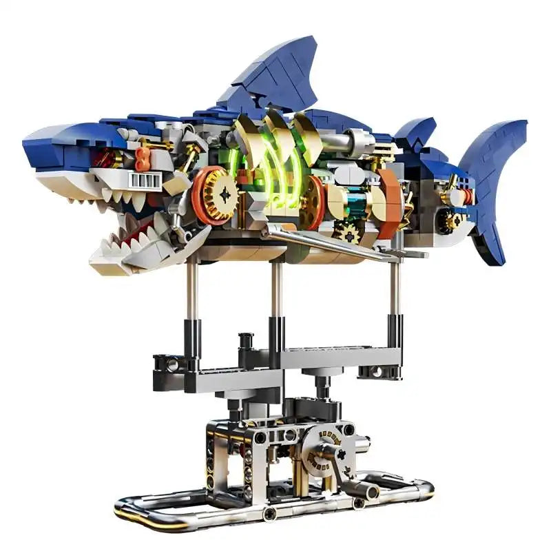Build-Your-Own Mechanical Shark Set β Glows, Stuns, & Steals the Spotlight