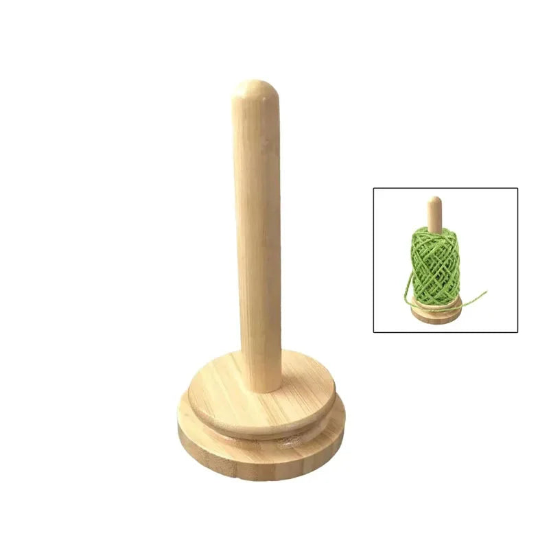 Elegant Wooden Yarn Spool Rack – Tidy Threads, Inspire Creativity