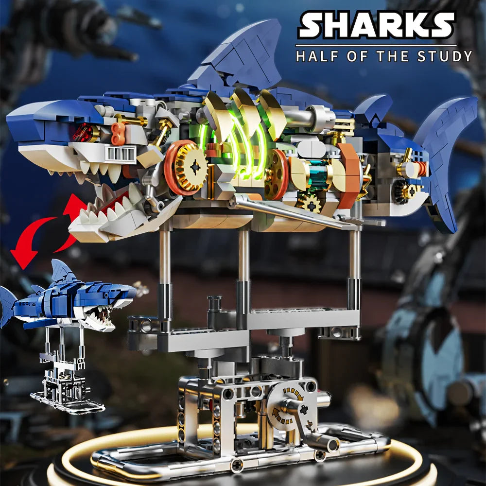 Build-Your-Own Mechanical Shark Set β Glows, Stuns, & Steals the Spotlight