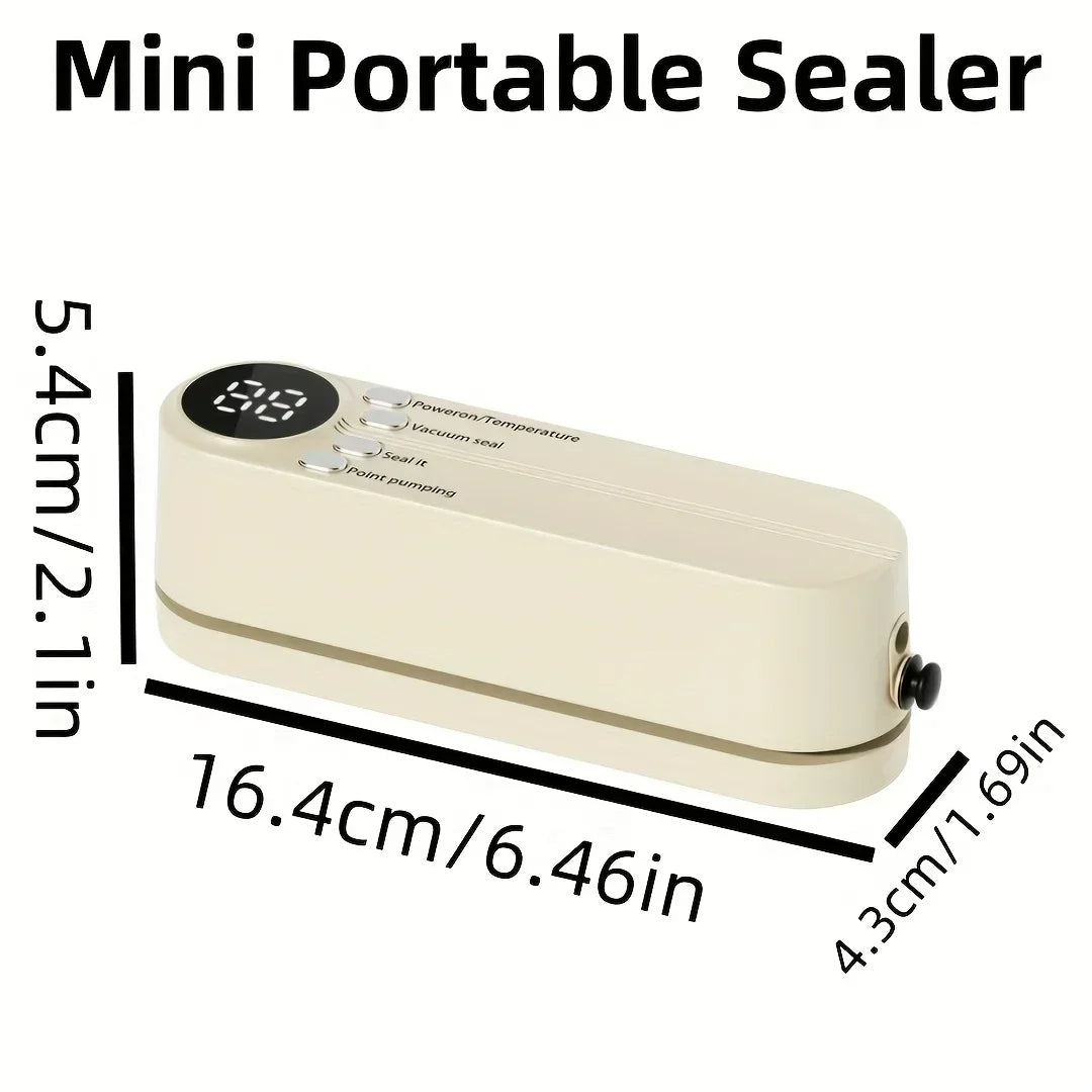 Portable Vacuum Sealer to Keep Food Fresh Longer