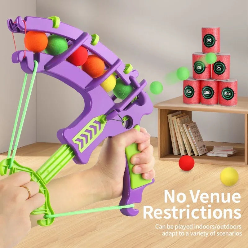 Stick & Slay Party Game β Slingshot + Sticky Dartboard + Mini Hoops = Chaos Unlocked