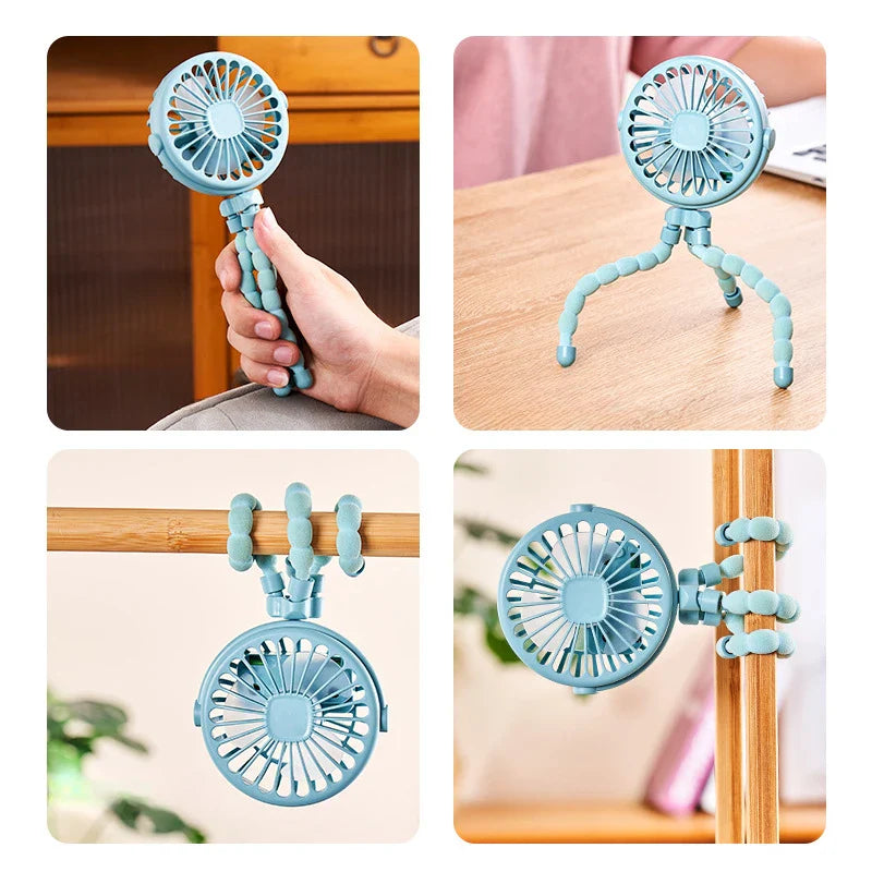 Clip-On Baby Fan for Strollers, Cribs & Travel