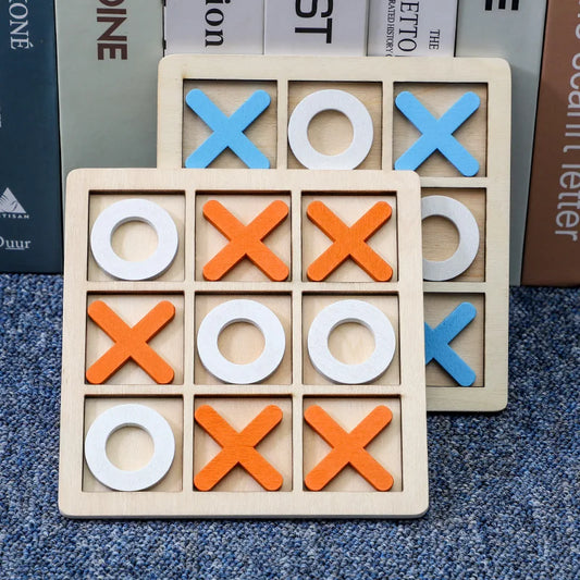 Solid Wood Tic Tac Toe – Timeless Fun for the Whole Family