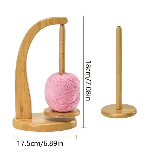 Elegant Wooden Yarn Spool Rack – Tidy Threads, Inspire Creativity