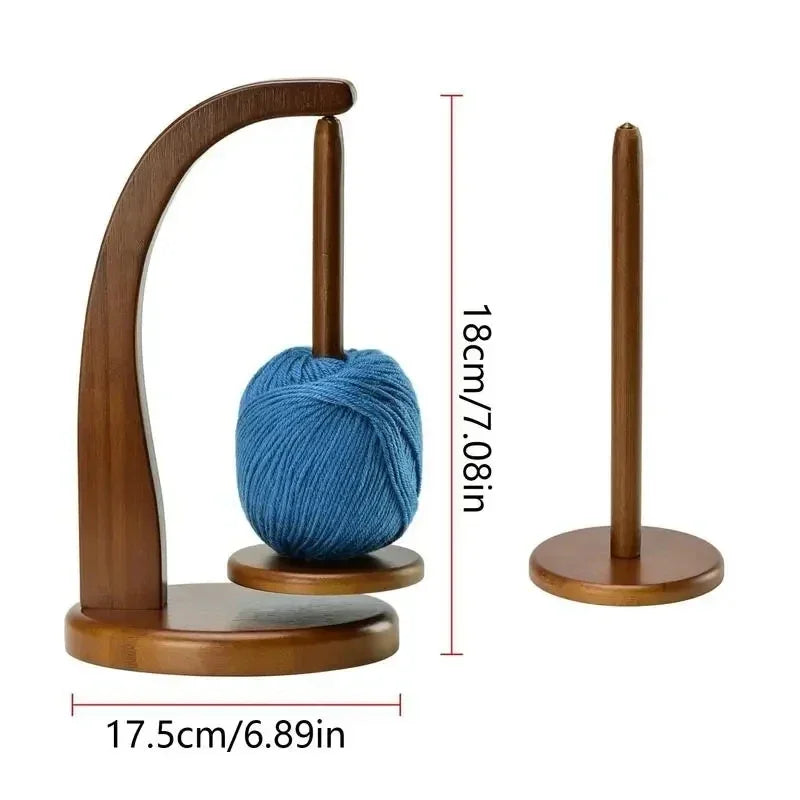 Elegant Wooden Yarn Spool Rack – Tidy Threads, Inspire Creativity