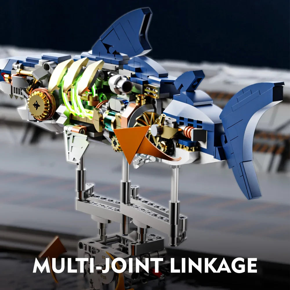 Build-Your-Own Mechanical Shark Set β Glows, Stuns, & Steals the Spotlight