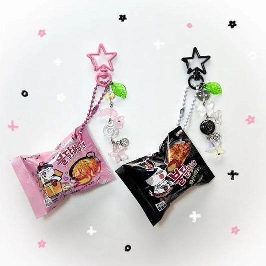 Buldak Ramen Korean Noodle Keychain