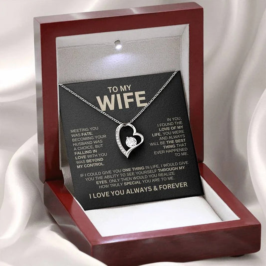 “To My Wife” – A Heartfelt Necklace for the Love of Your Life