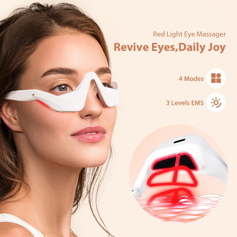 Bright Eyes, Confident You –  Eye Massager with Red Light Therapy