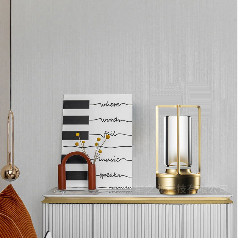 Rechargeable Vintage Glow Metal Lantern