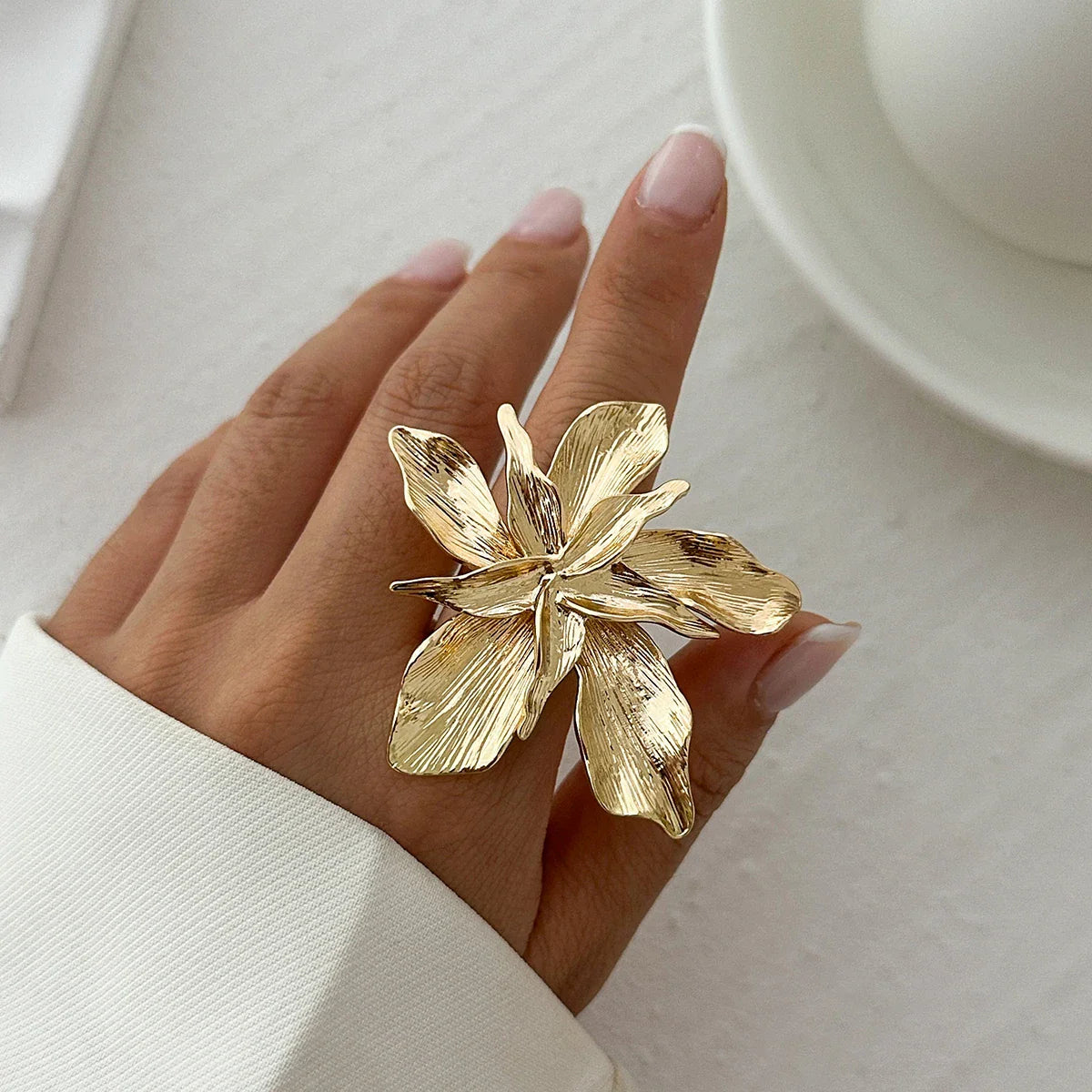 Dream Bloom Ring 🌙 A Little Surreal, A Lot of Statement