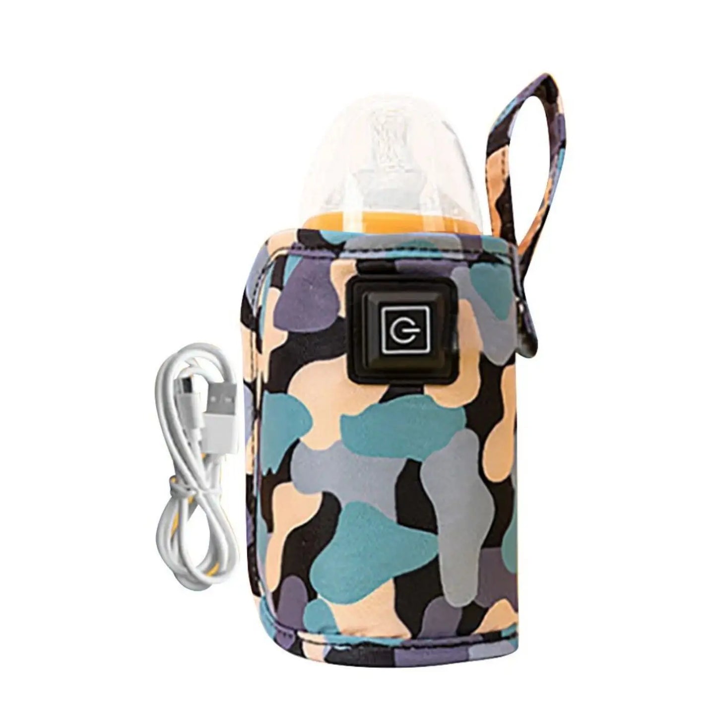 Baby Sip-Ready, Anywhere: USB Bottle Warmer with 3 Heat Settings