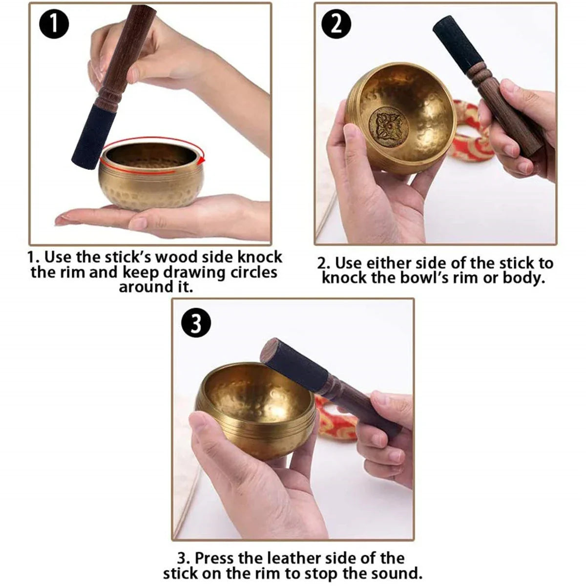 Tibetan Singing Bowl Set – Find Calm & Clarity Anytime, Anywhere