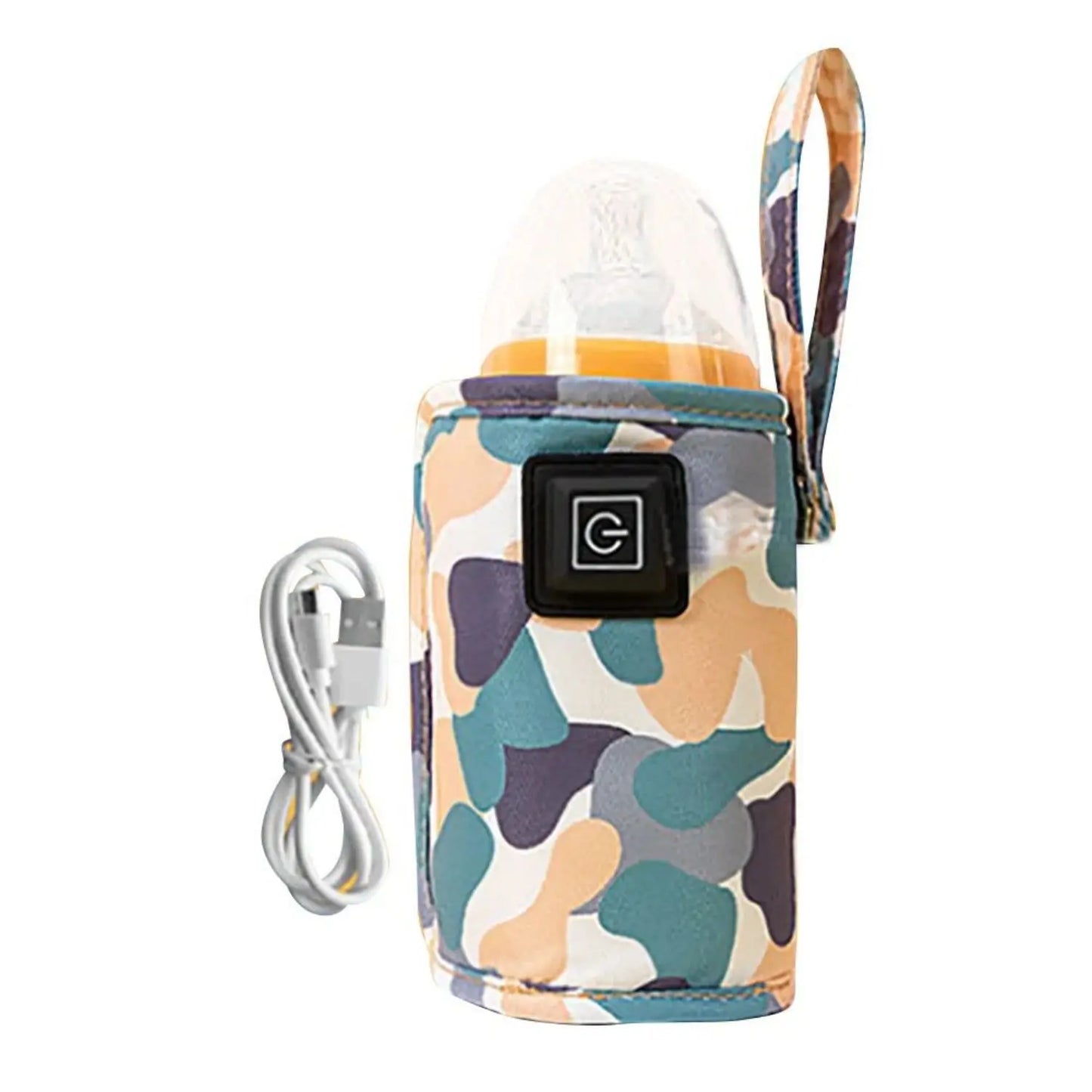 Baby Sip-Ready, Anywhere: USB Bottle Warmer with 3 Heat Settings