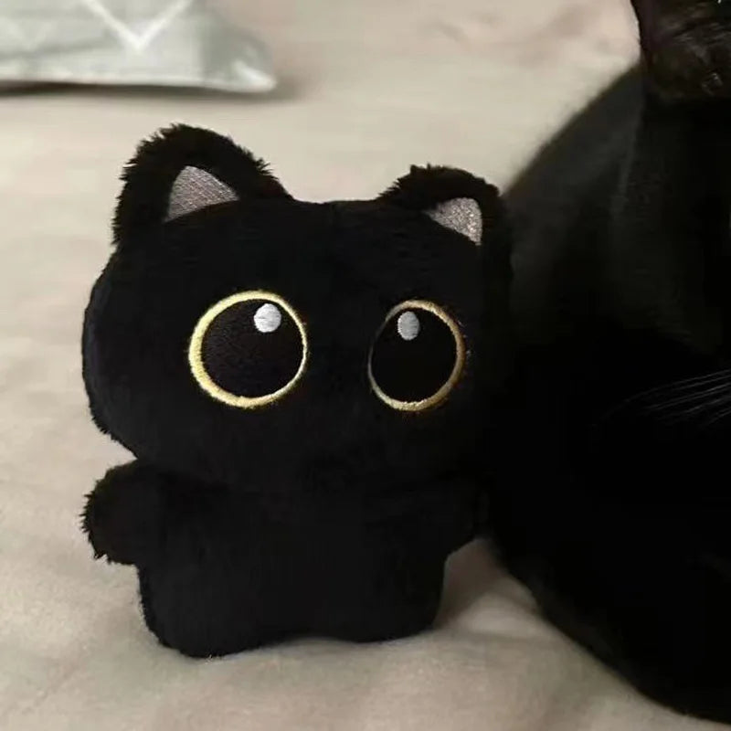 Mini Black Cat Plush – Pocket-Sized Cuteness for Lucky Vibes