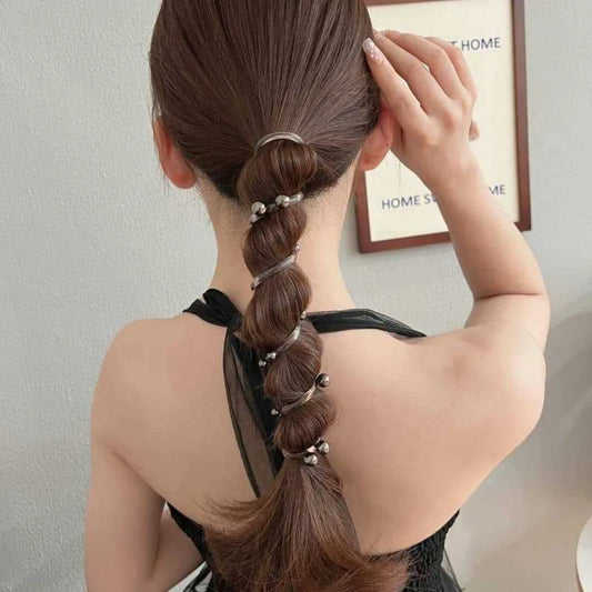 Dreamy Spiral Hair Ties – Crease-Free, Breakage-Free, All-Day Comfort