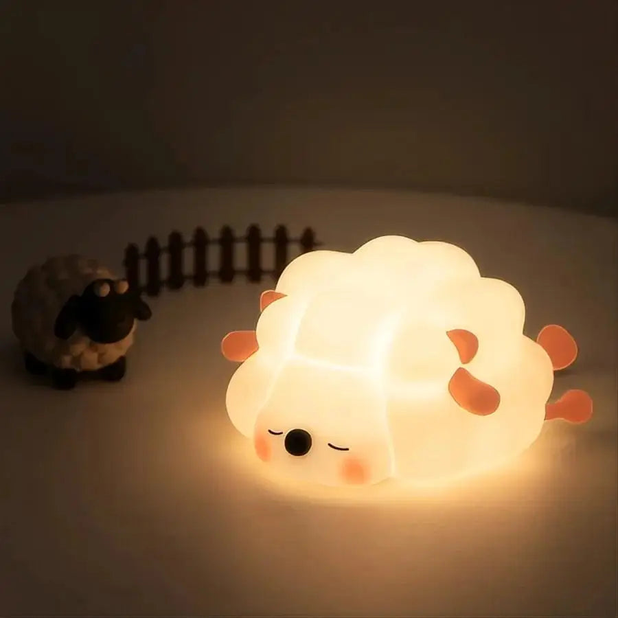 Rechargeable Lazy Panda Night Lamp – Tap-On Glow for Cozy Corners