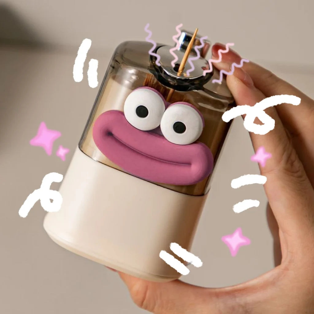 Big Lips Pop-Up Toothpick Holder – Cute, Quirky & Kinda Serving Influencer Vibes
