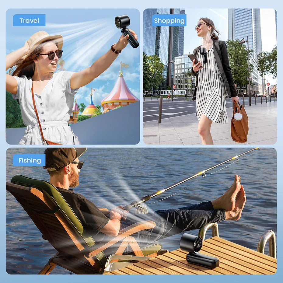 Turbo Handheld Fan for Instant Chill Anywhere