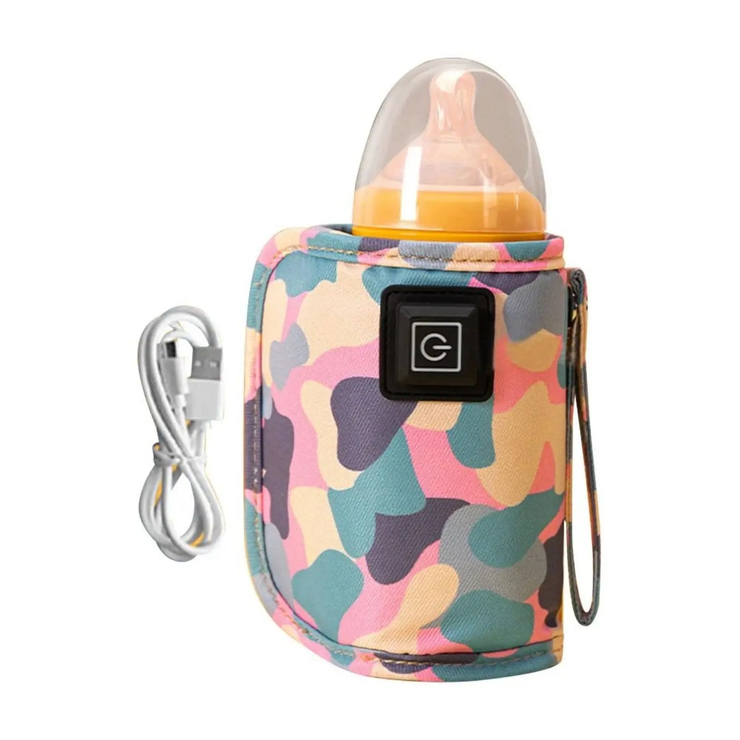 Baby Sip-Ready, Anywhere: USB Bottle Warmer with 3 Heat Settings